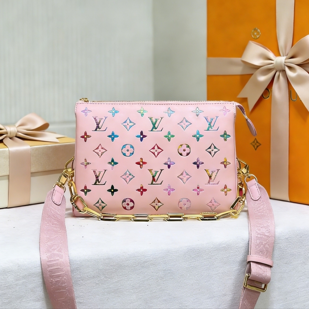 <AUTHENTIC>Louis Vuitton Crossbody Bag Pink - Picture 4 of 6